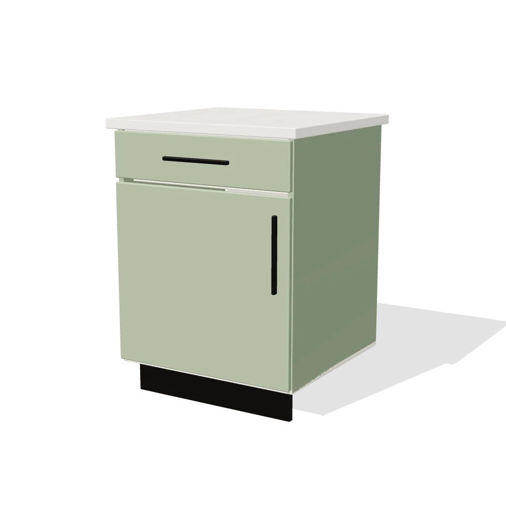 Gabinete en laca salvia